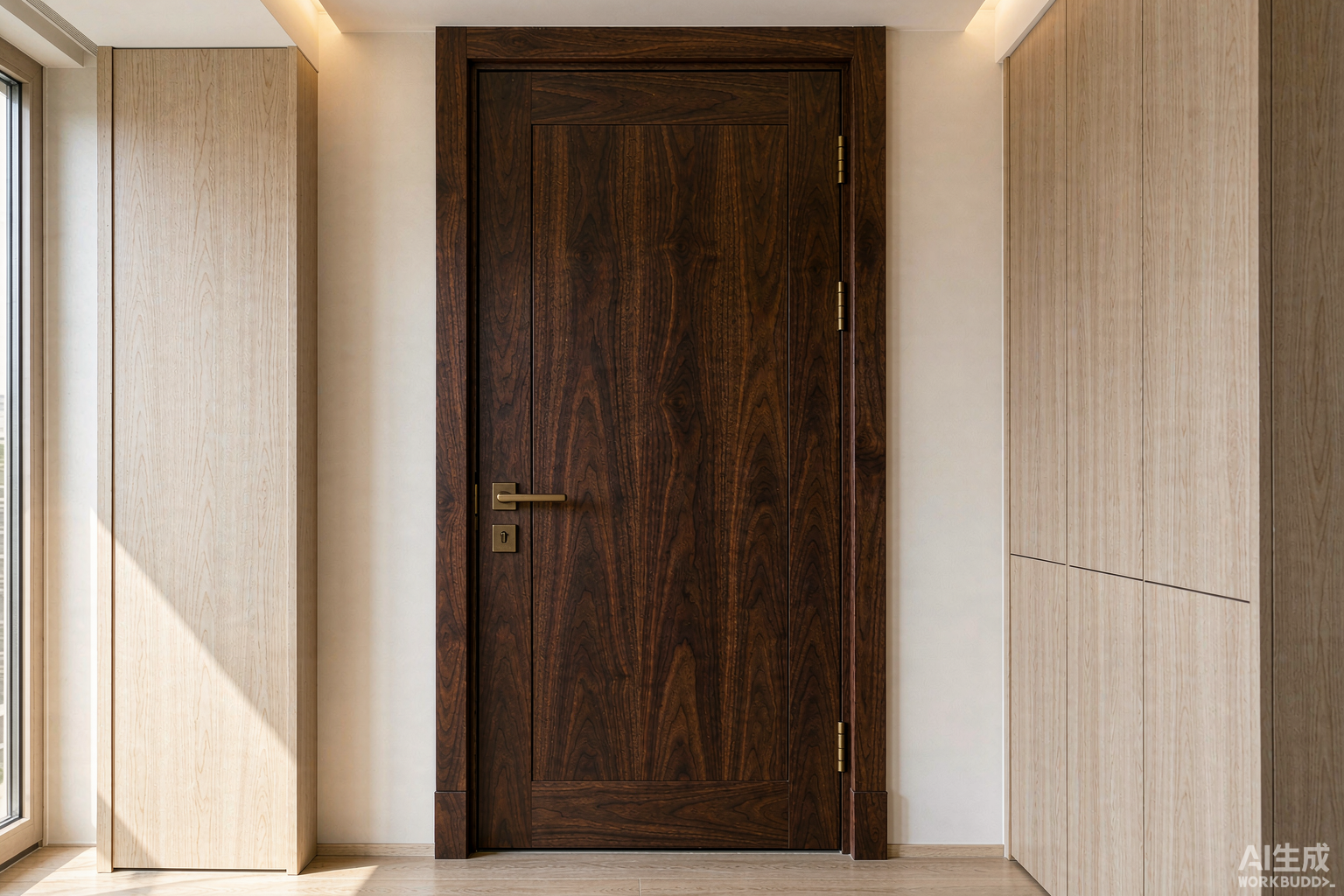 北美黑胡桃实木室内门